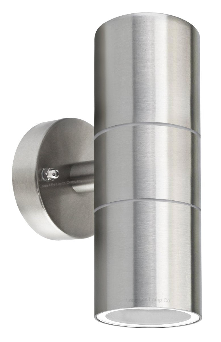 Modern Stainless Steel Up Down Double Wall Spot Light IP65