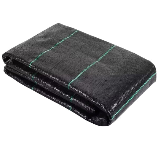 GARDENIX Weed Control Fabric Extra Strong 70 g/m² (0.8 m x 5 m) Ground Fabric Garden Fleece Against Weeds Black