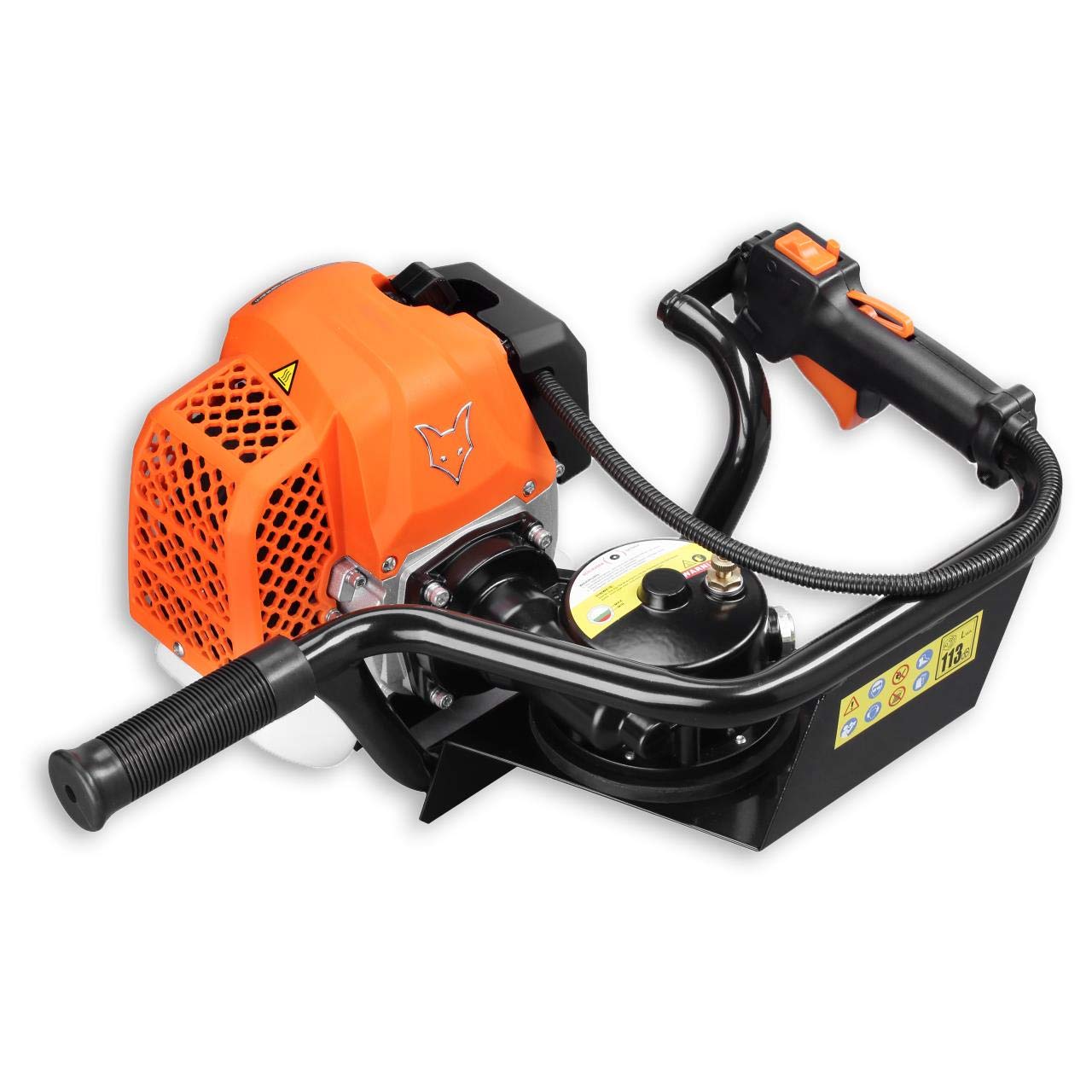 Fuxtec Petrol Earth Auger – post hole borer FX-EB162 motor 62cc | 3.4HP | 3 Drill Bits (100–150–200mm) | Easy Starter | Oil Control Window | Ideal for Fence Posts, Planting Holes & Garden Projects