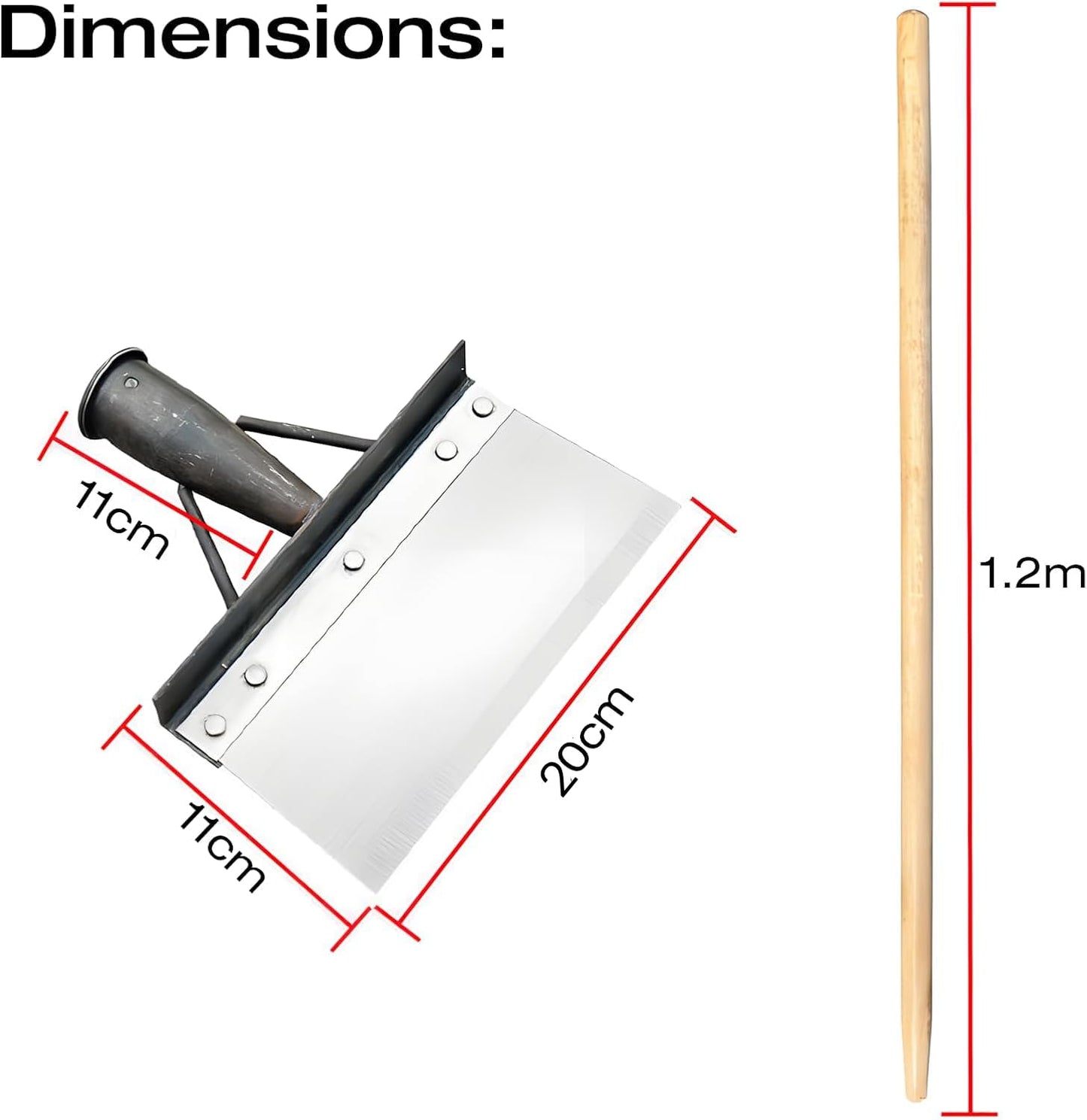 Multifunctional Garden Tool - Outdoor Cleaning Shovel, Patio Weed Remover, Snow Ice Removal