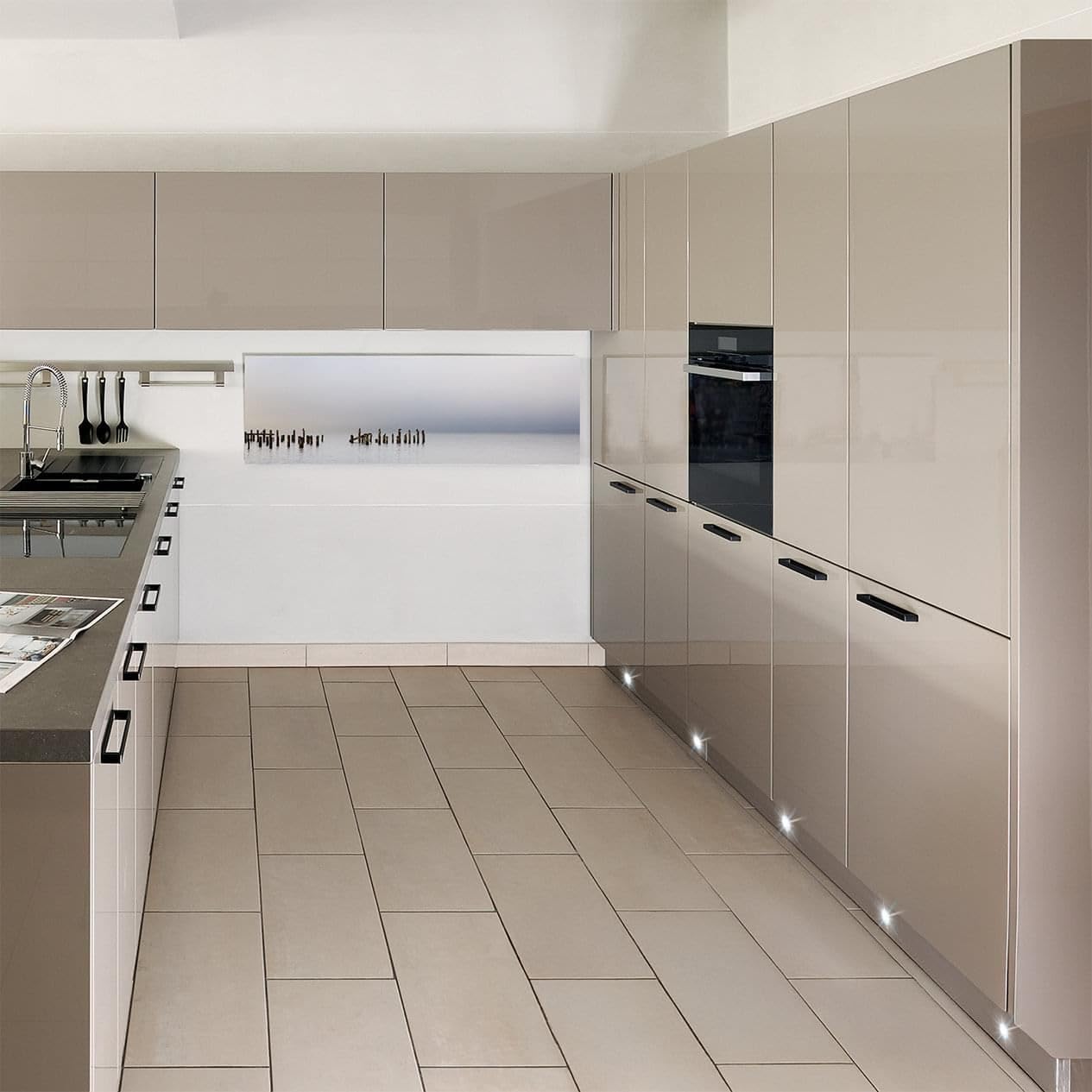 firstchoicelighting Set of 10-15mm LED Decking Plinth Ground Light Kit, Stainless Steel, RGB Colour Changing, IP67 Waterproof Recessed Outdoor Garden Bathroom Kitchen