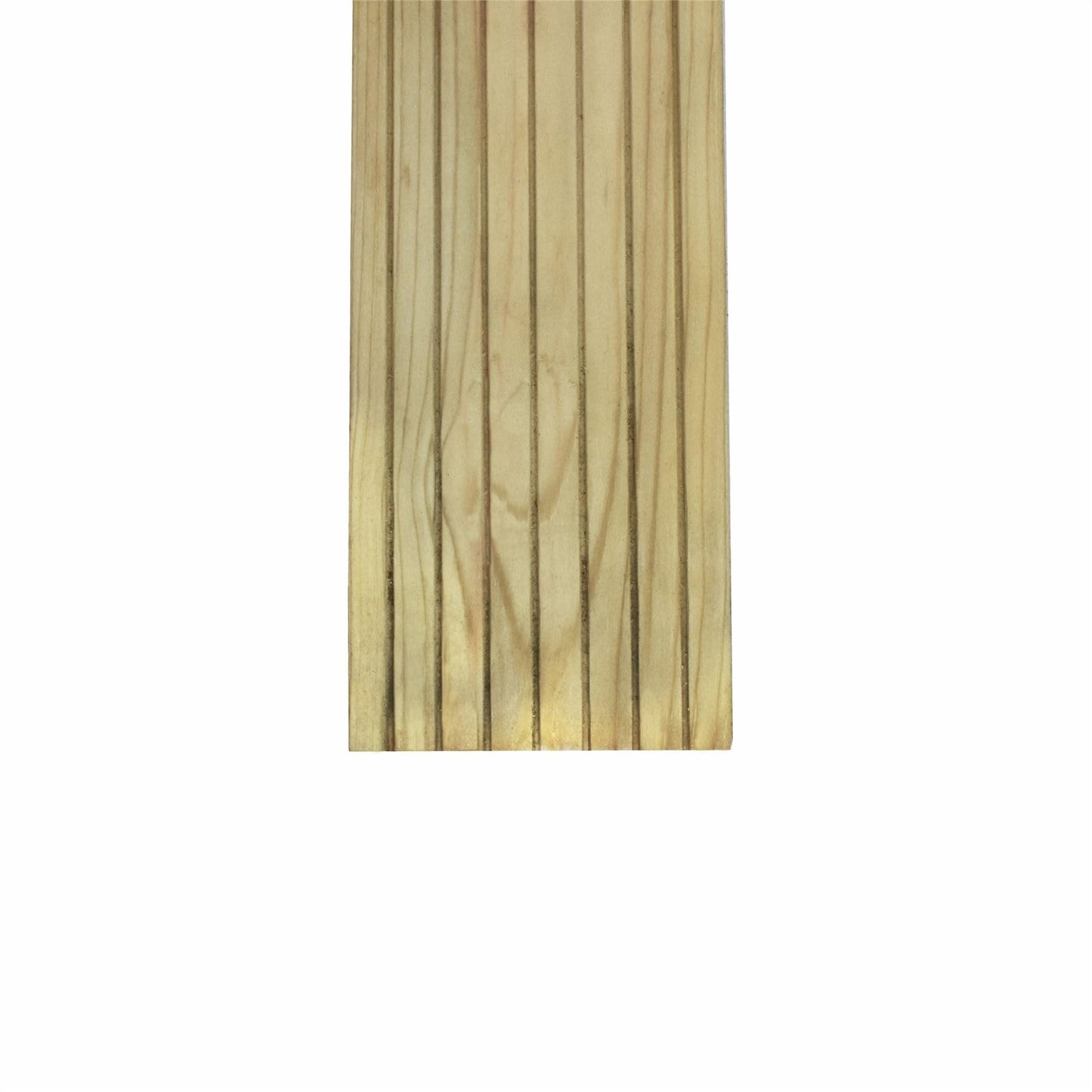 Snowdon Timber Treated Decking Board 10 Pack (L) 2.4m (W) 120mm (T) 25mm
