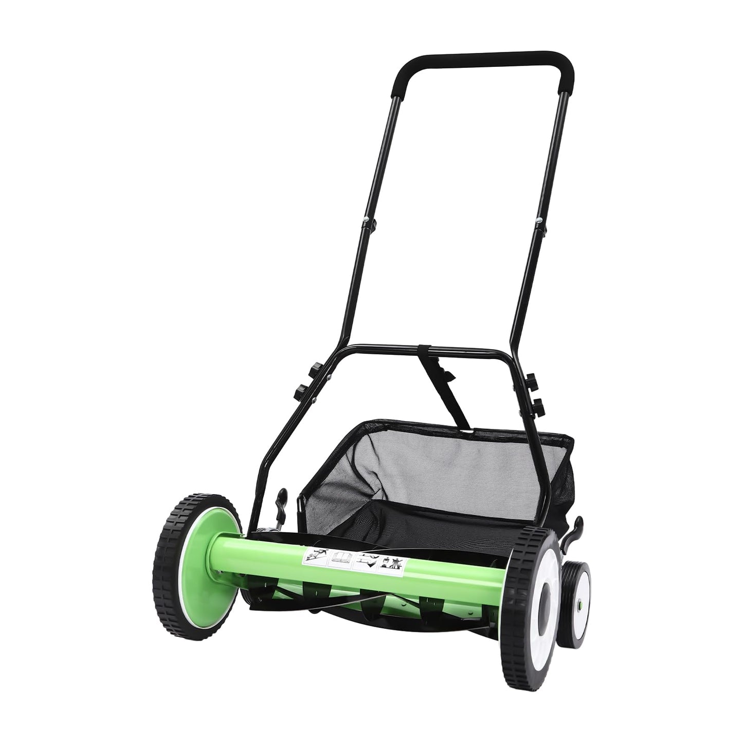 Effortless Lawn Care, Push Mower with Four-wheeled Push Mower | Ergonomic Design | for Villas and Homes