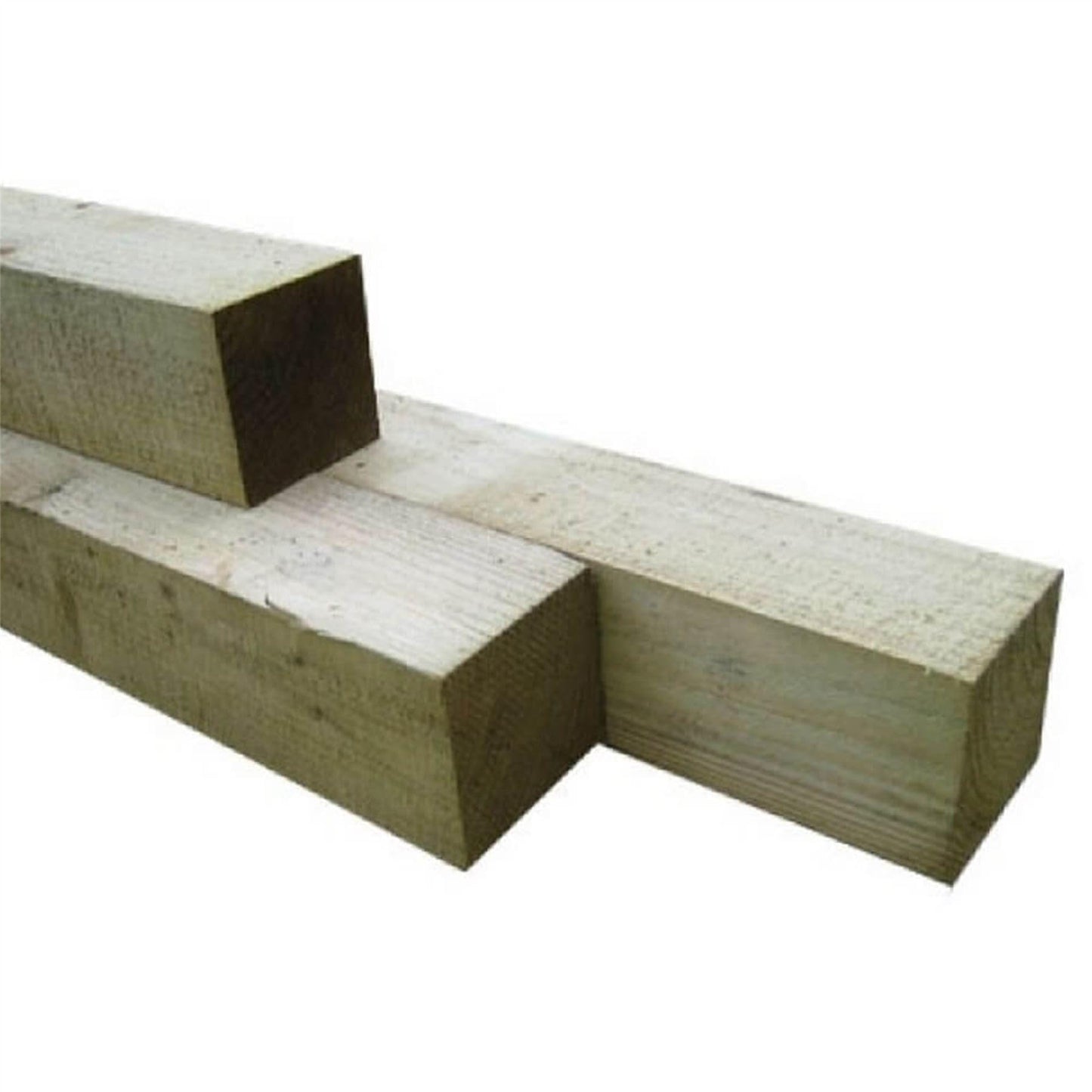 Pressure-Treated Square wooden post Gate or Fence posts garden timber wood 2.4m x 100mm x 100mm, Timber Fencing Post 4" x 4" fence posts, 8ft (240cm) Wooden Post