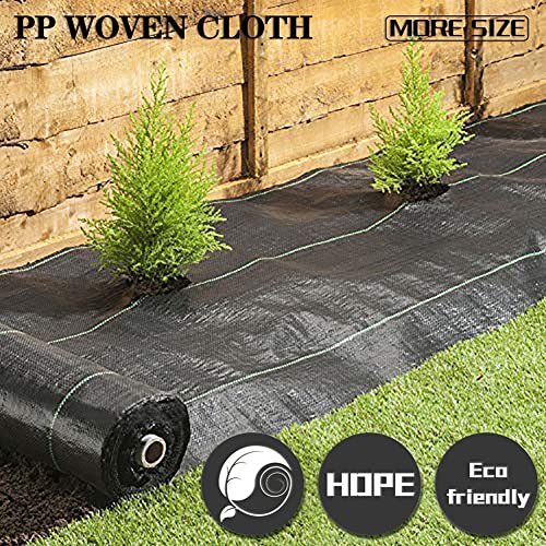 FiveFire Ground Cover Weed Membrane Heavy Duty Landscape Ground Cover Membrane for Gardens 1m x 10m