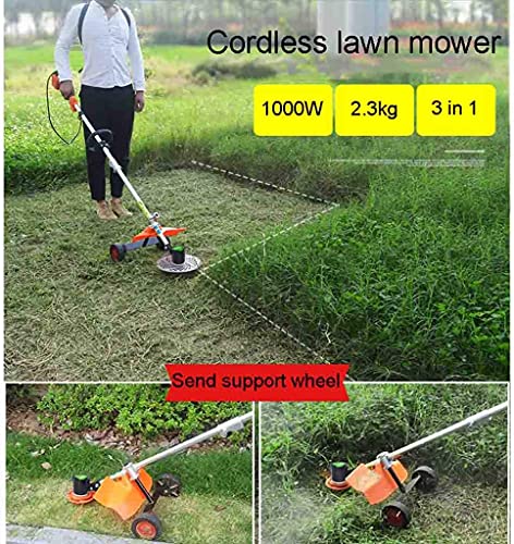 Lawn Mower 12 Ah Battery and Charger Rechargeable Lawn Mower 48V Cordless Lawn Mower