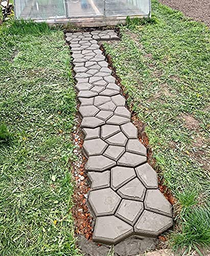 Garden Paving Pavement 24''x24'' (60 x 60 cms) Big Mold Patio Concrete Stone Path DIY Walk Path Way Maker Mould