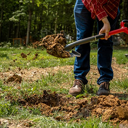 Radius Garden Root Slayer Root Spade Red Round Head Shovel