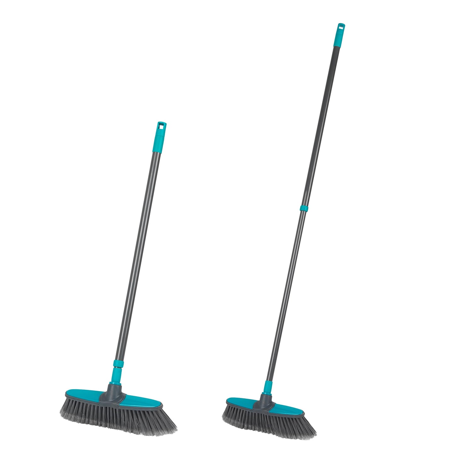 Beldray LA071199UFFEU7 Anti-bac Extendable Broom – Sweeping Brush with Soft Non-Scratch Bristles, 1.2 Metre Telescopic Handle, Treated with Anti-Bacterial Protection, Suitable for Most Hard Flooring
