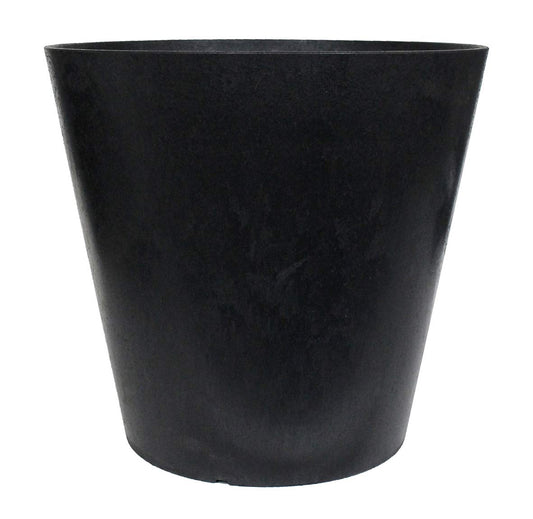 ECO GARDEN 38cm Octavia Recycled Rubber Plant Pot Slate
