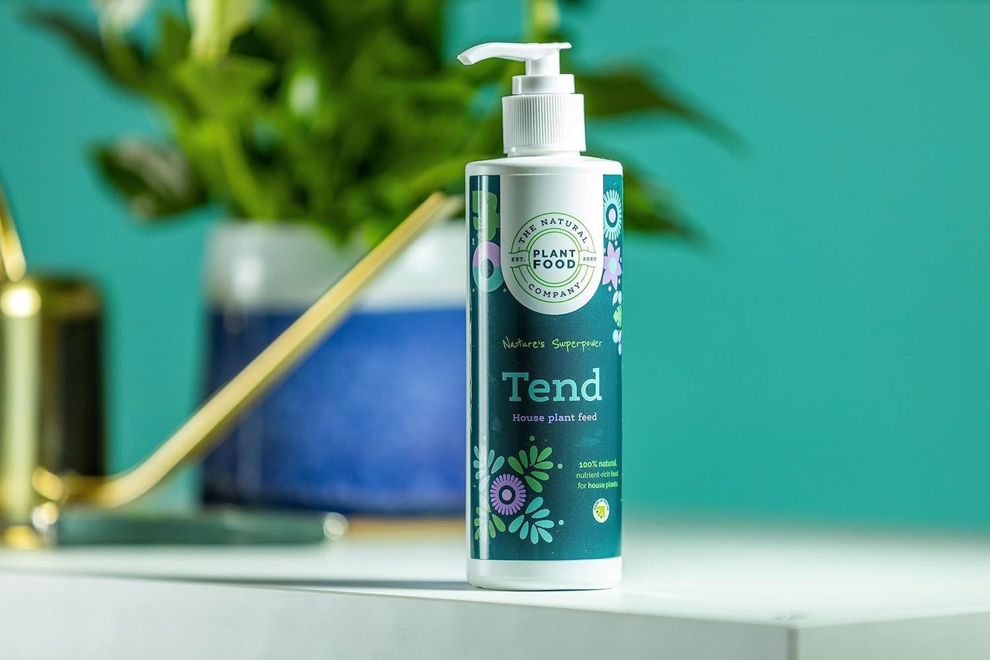 The Natural Plant Food Company | Tend House Plant Feed - 100% Natural Indoor Plant Food - With Essential Nutrients - Pet & Wildlife Friendly - Free from Peat & Synthetic Chemicals - 250ml