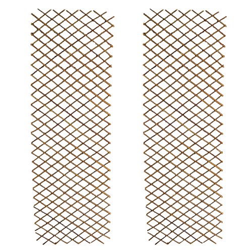 Selections Expanding Willow Trellis 60cm – Pack of 2