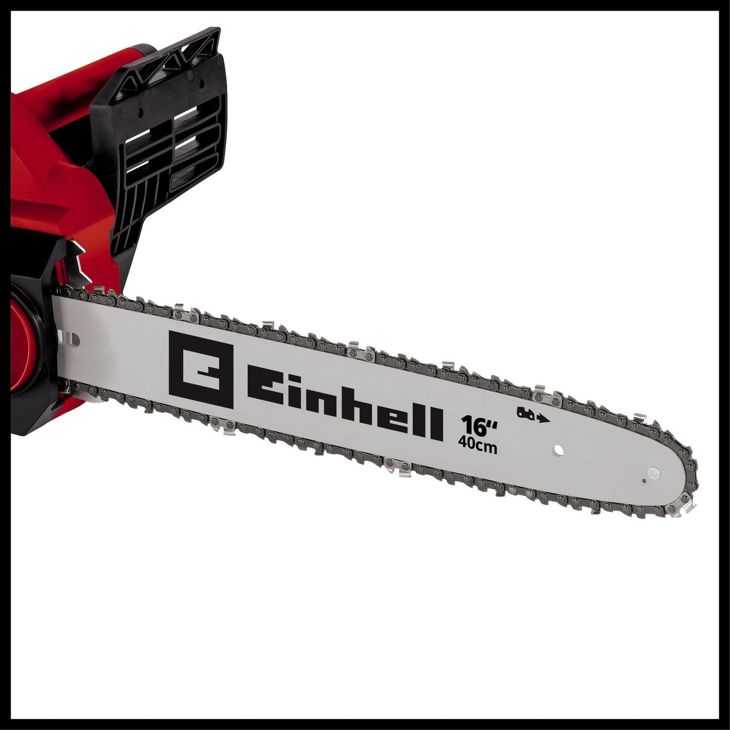 Einhell 2000W Electric Chainsaw - 16 Inch (40cm) Bar and Chain, Metal Gearing, Saw Kickback Protection, Tool-Free Tensioning - GH-EC 2040 Power Saw for Effortless Cutting of Wood, Trees and Branches