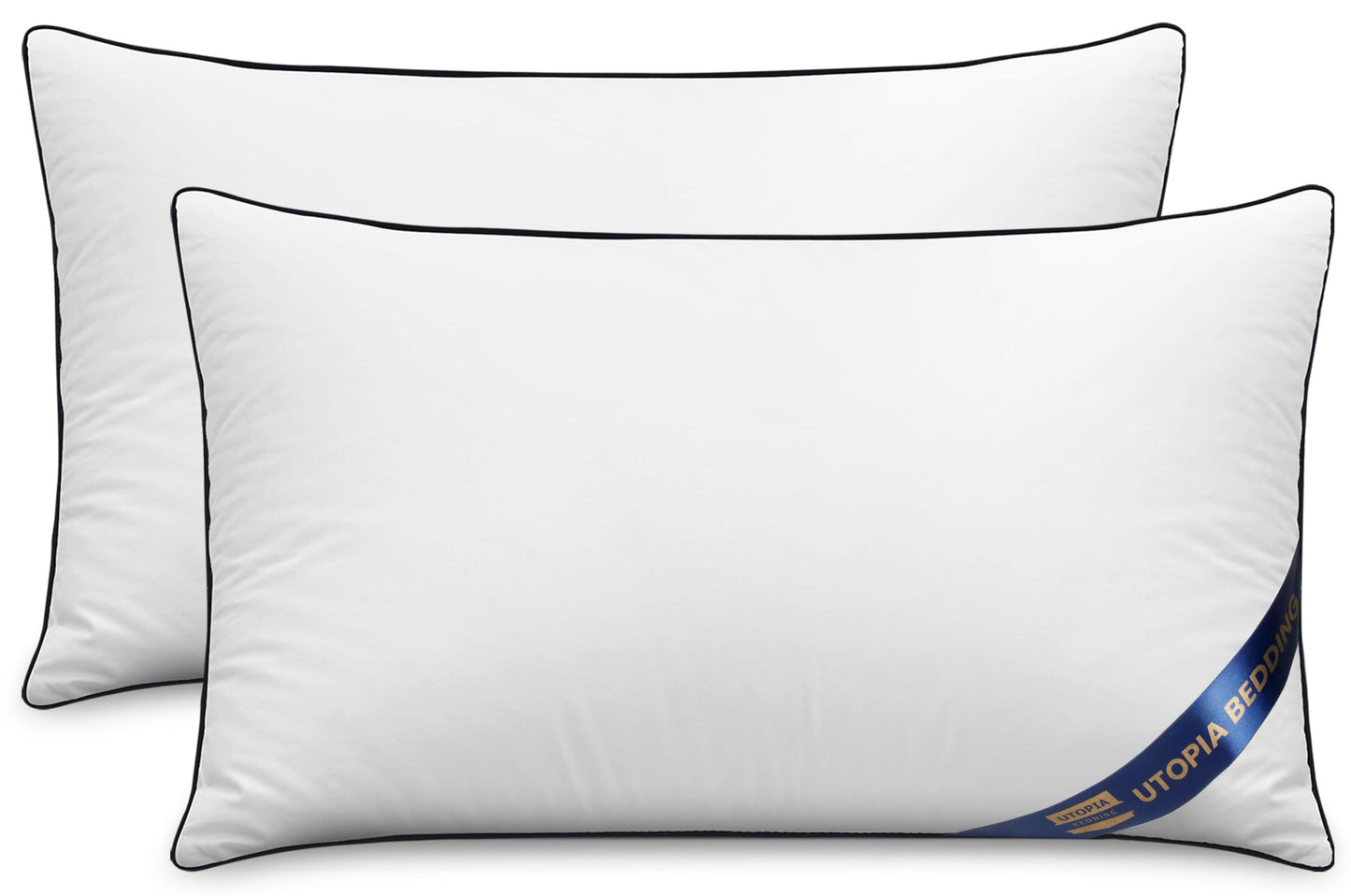 Utopia Bedding Cushion Inner Pads (Pack of 2), 30x50 cm (12 x 20 inches) Cushion Stuffer Inserts, Hollowfibre Piping Pillows (White)