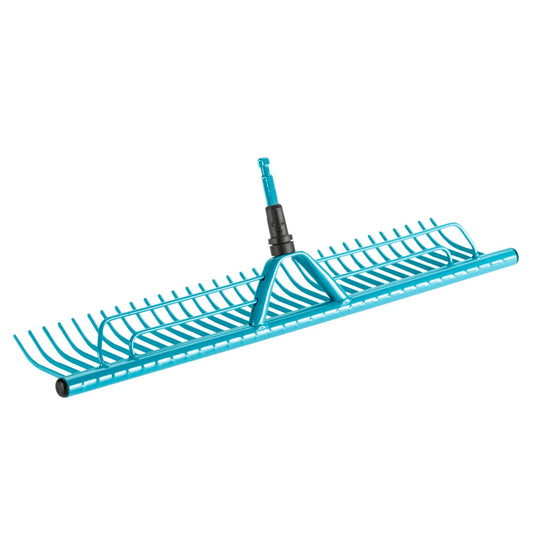 Gardena combisystem gather rake: 60 cm working width for consuming grass cut, matching all combisystem stems, with practical grass tray (3381-20)
