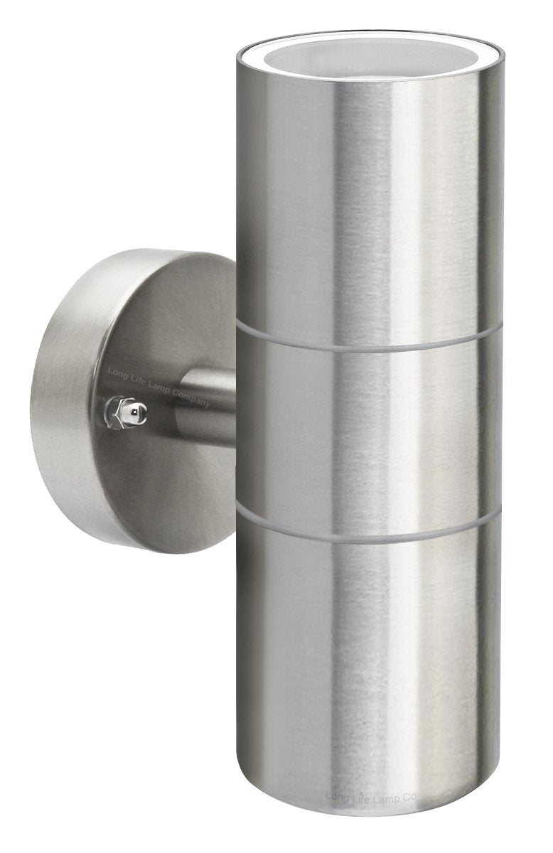 Modern Stainless Steel Up Down Double Wall Spot Light IP65