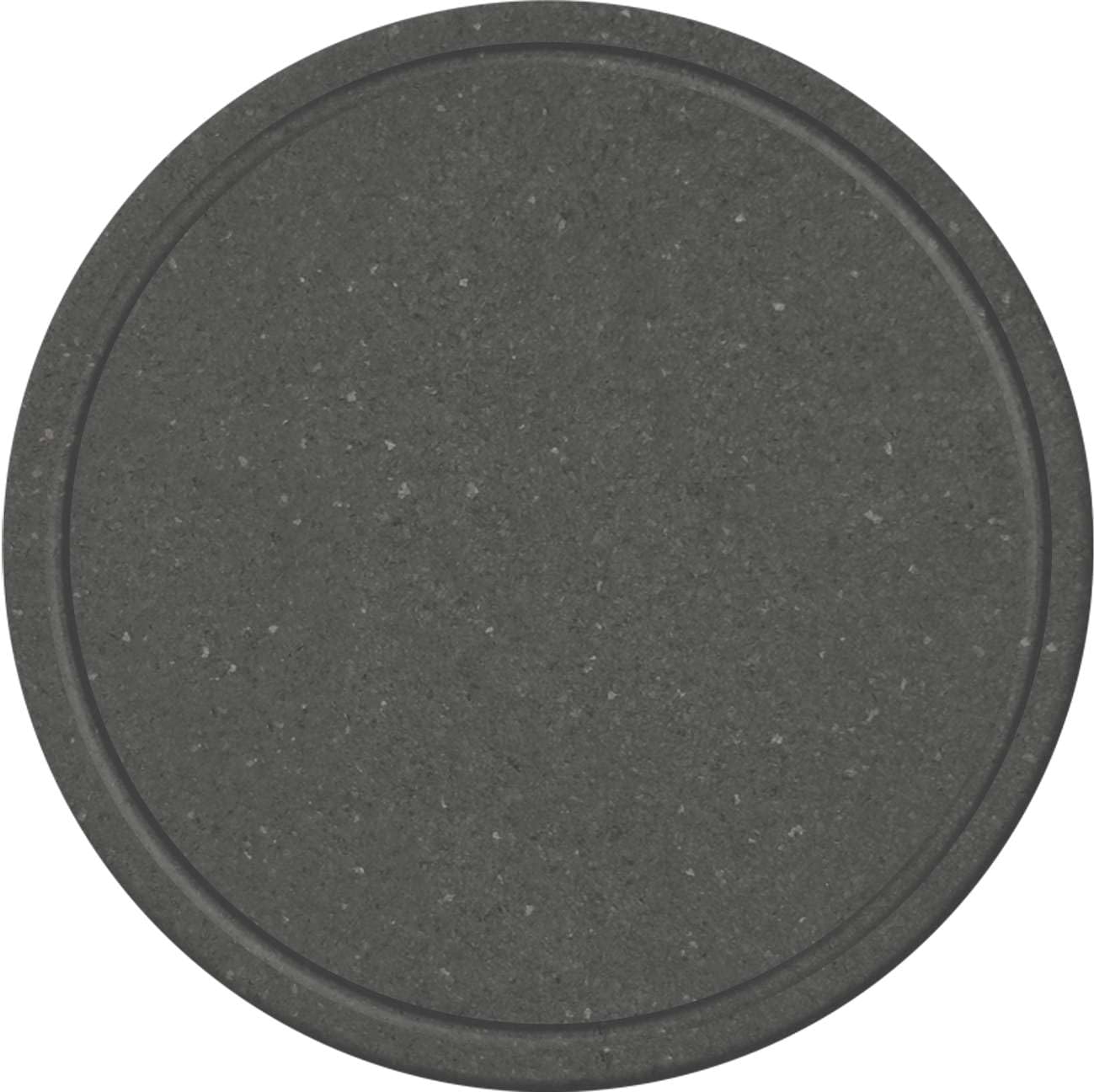 Nicoman 4-Pack 18" Round Butterfly Garden Stepping Stone Recycled Rubber Steps Hard Wearing Heavy Duty Outdoor Pathway Tiles - (Grey, Dia.46cm, Set of 4)