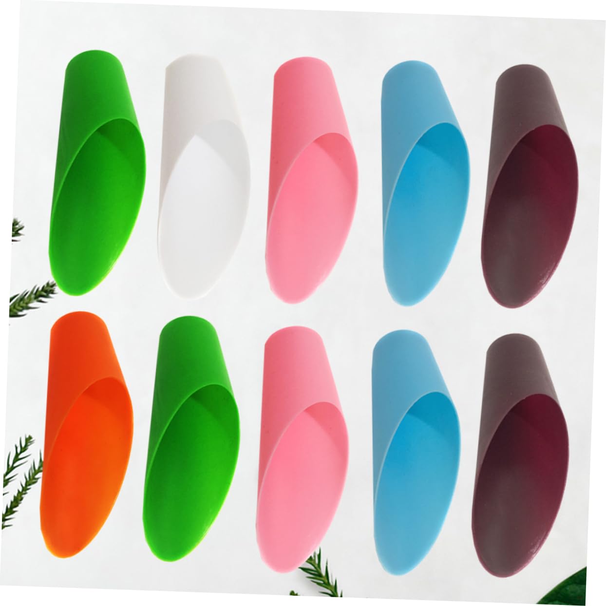 POPETPOP 10pcs Garden Trowel Set Miniature Soil Scoop for Outdoor Planting Small Trowel Remover Garden Tools for Mulch Potting Random Color