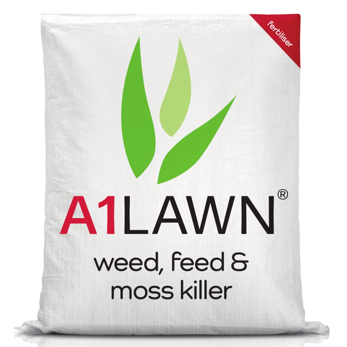 A1 Lawn Double Strength Grass Feed, Weed & Moss Killer 10kg (280m2) – [10-2-2] Nitrogen Rich with Phosphorous, Potassium & Iron - UK Professional Grade to Care For Your Lawn