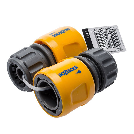 Hozelock 2166 Hose End Connector Twin Pack