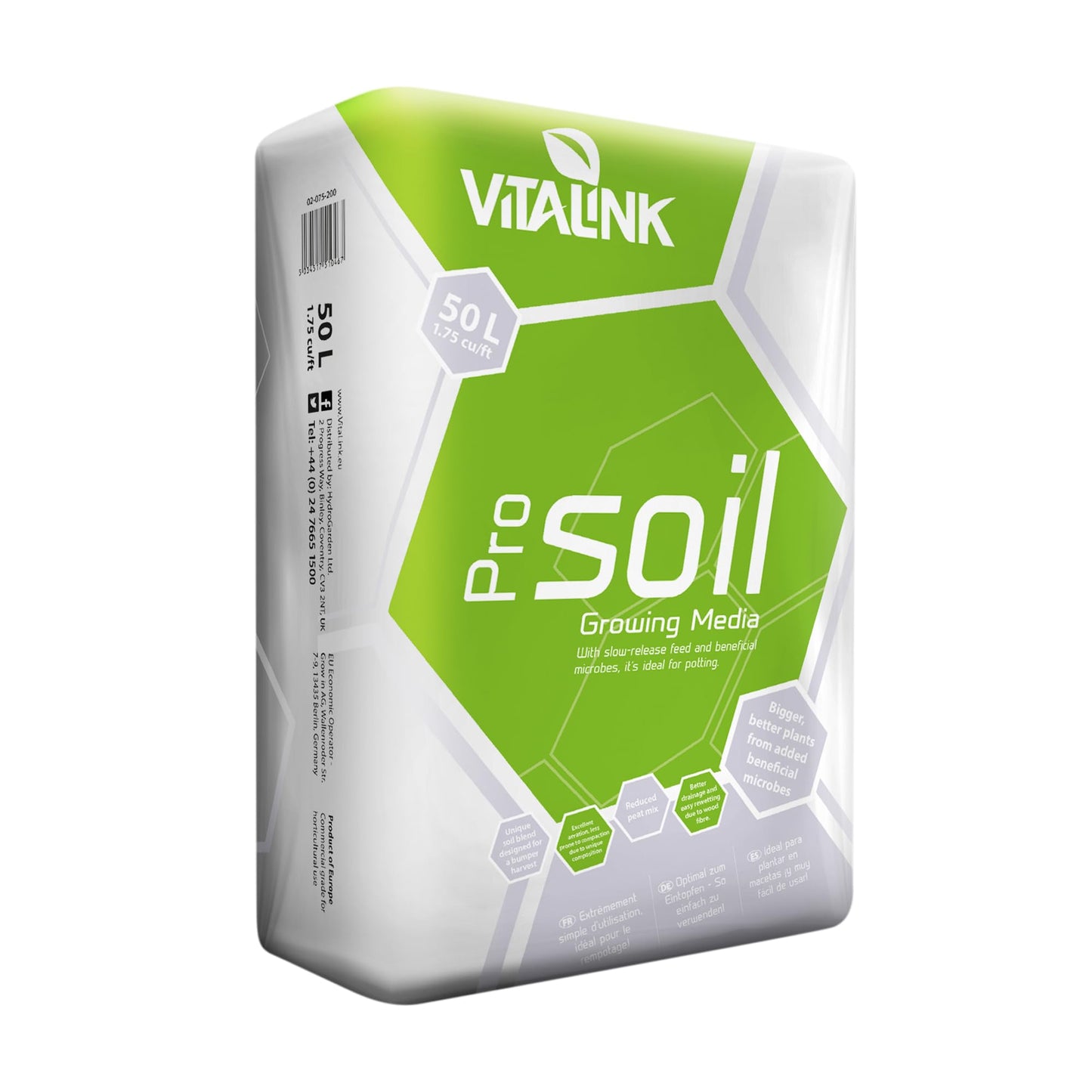 VitaLink 02-075-200 50L Professional Enriched Soil Bag