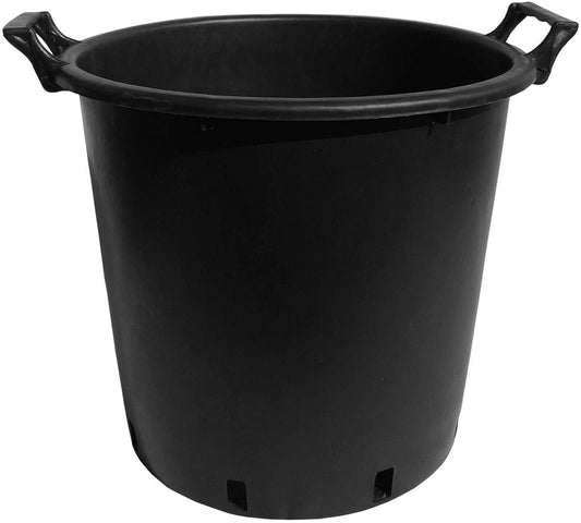 Srendi® large/Extra Large/Medium/Small Black Gardens plant Pots, tree, shrub, pots with handles (1, 30L)