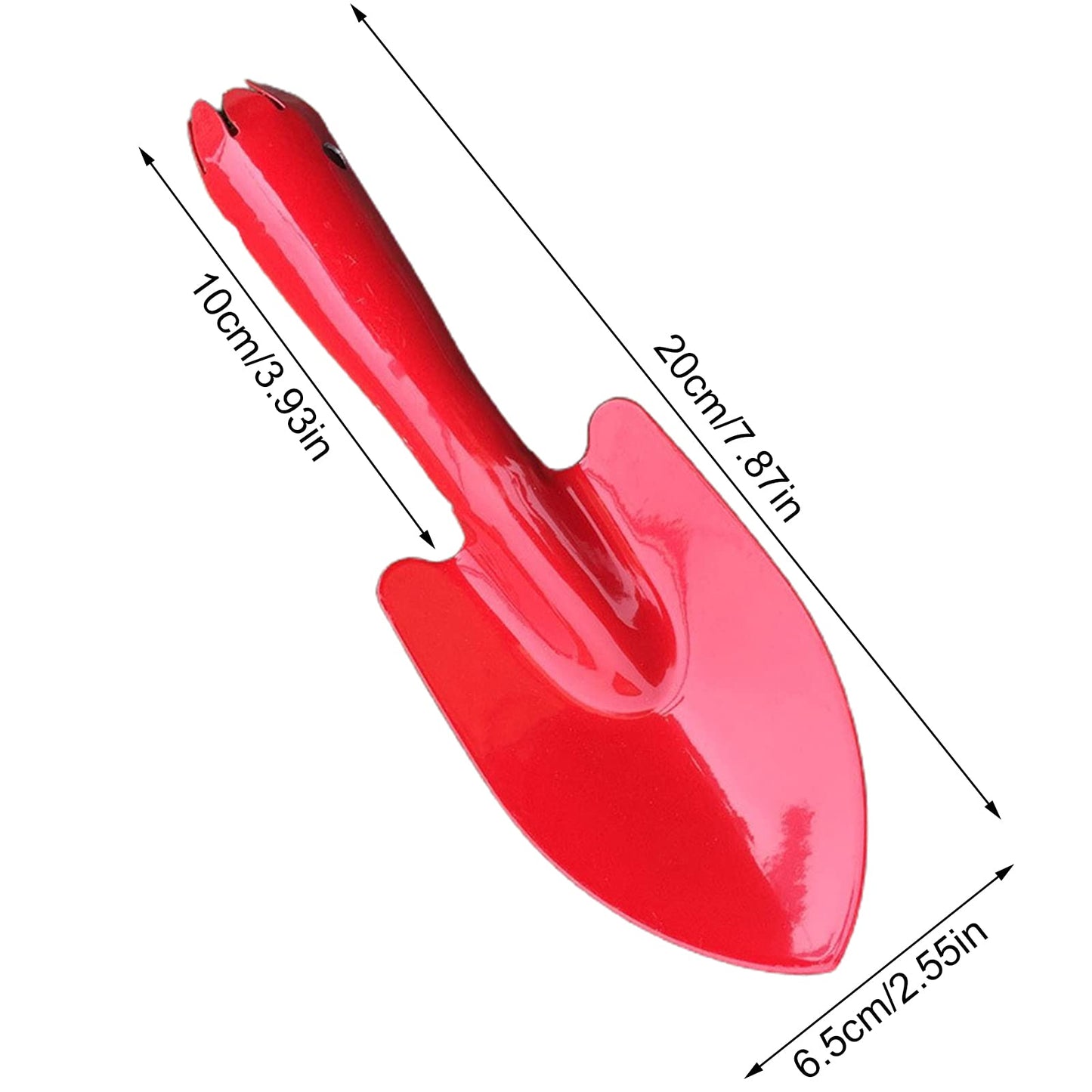 FGYZYP 4 Pcs Garden Mini Colorful Iron Hand Shovel, Trowel Set Garden Light Duty Tool, Miniature Succulent Indoor Outdoor Care for Flower Soil Plant Dig Transplant Kid Teen Women Men Gardening Gift
