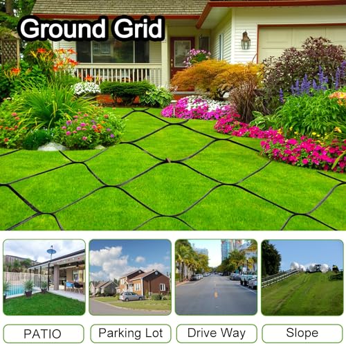 Geo Grid Ground Permeable Stabilization System for DIY Patio and Walkway 30ft Honeycomb Permeable Paving Grid for Parking Lots