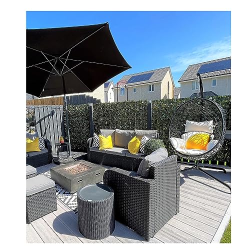 Best Artificial English Ivy Leaf Screening Roll 3m x 1m Privacy Hedging Wall Landscaping Garden Fence **UV Fade Protected** (1)