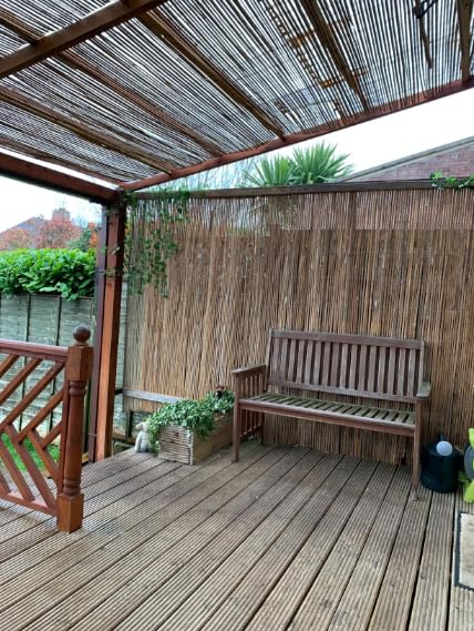 Suregreen Natural Bamboo Strong Garden Screening for Privacy and Outdoor Fencing | 2m x 4m