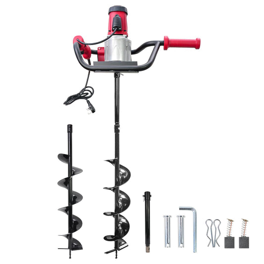 Voilamart Electric Post Hole Diggers, Fence Petrol Earth Auger Post Hole Diggers Earth Auger Drill