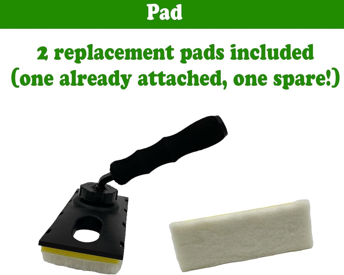 Decking Stain Paint Pad Kit Applicator Kit for Decking Paint Oil Stain (Decking Kit)