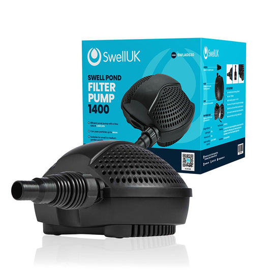 Swell Filter Pumps 1,400LPH | Garden Pond Pump | Filter Pump | 3 Year Guarantee