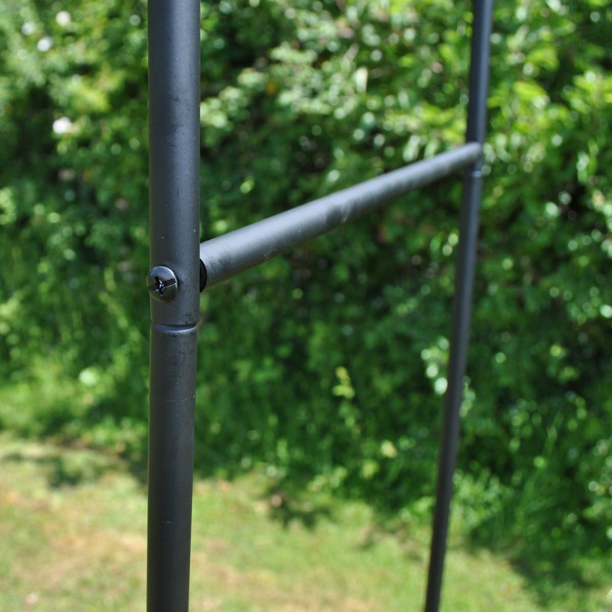 Selections Metal Garden Arch with Double Gate Outdoor Climbing Plants (240cm x 140cm)