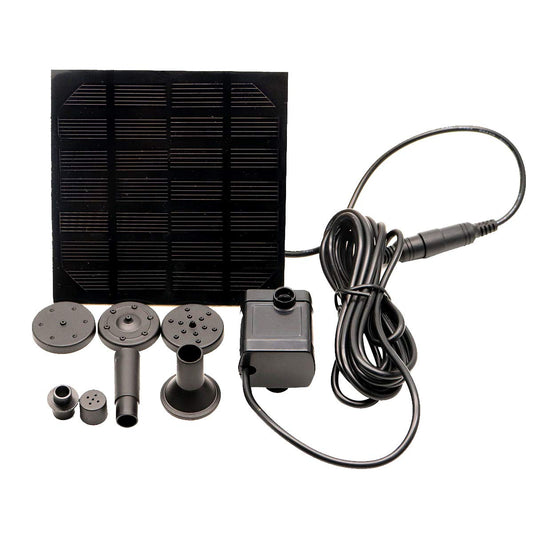 Solar Fountain - Panel Water Pump for Bird Bath Solar Panel Kit Outdoor Fountain for Outdoor Small Pond, Patio Garden and Fish Tank