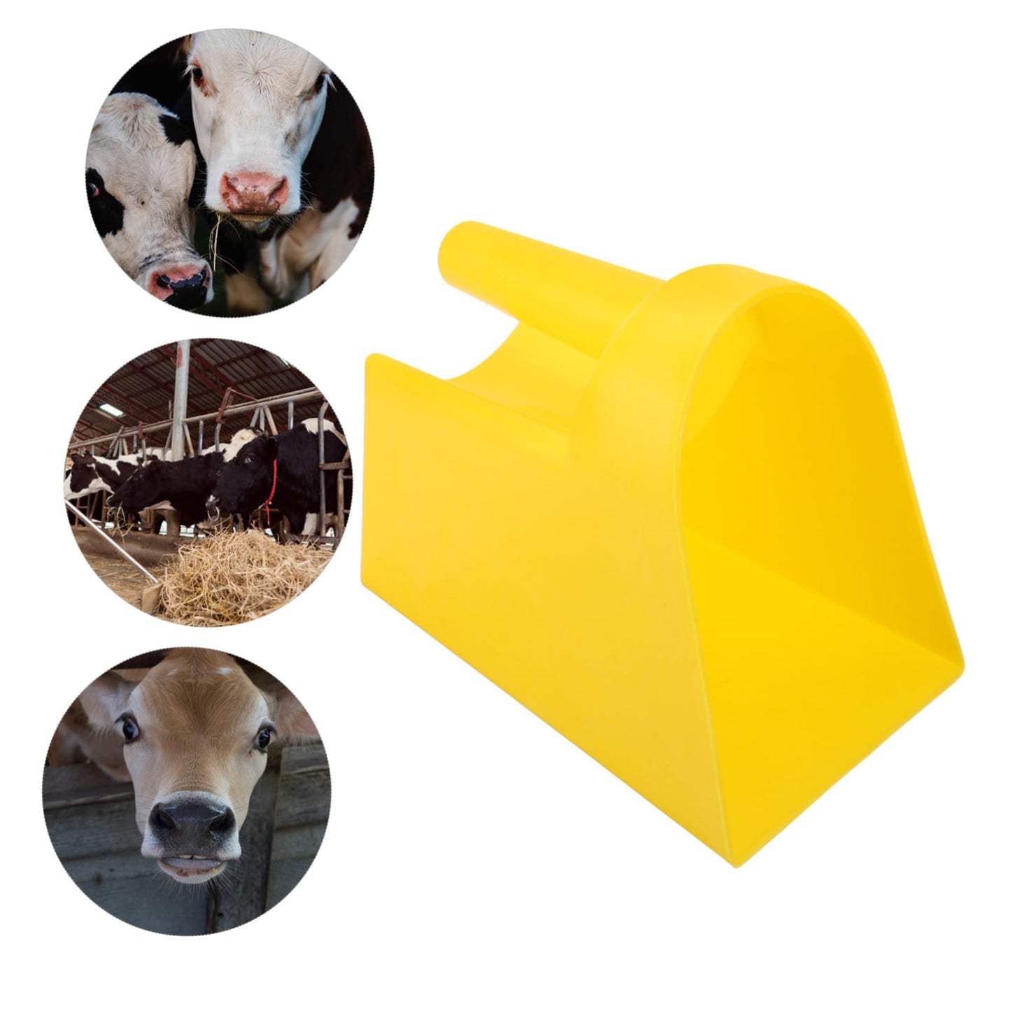 BESPORTBLE Heavy Duty Large Handheld Scoop for Garden Household Farm Livestock Feeding