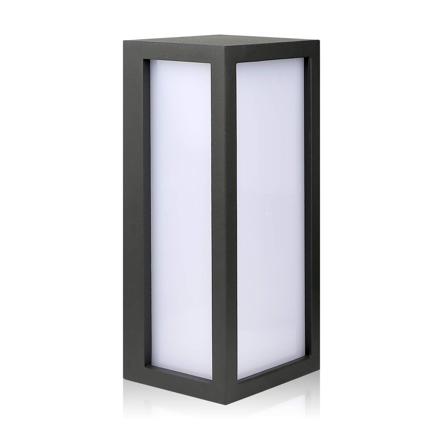 HLFVLITE Outside Wall Light, Max 40W E27 Aluminum Outdoor Wall Lamp Exterior Wall Sconce, IP54 Waterproof, Anthracite Grey