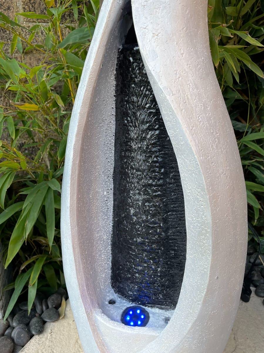 Tranquility Couple Embrace Mains Powered Water Feature,Waterfall, Water Fountain, Garden Decoration, Garden Feature