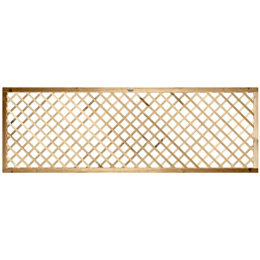183cm x 60cm (6x2) Elite Diamond Trellis/Lattice Garden Screening Wood Fence