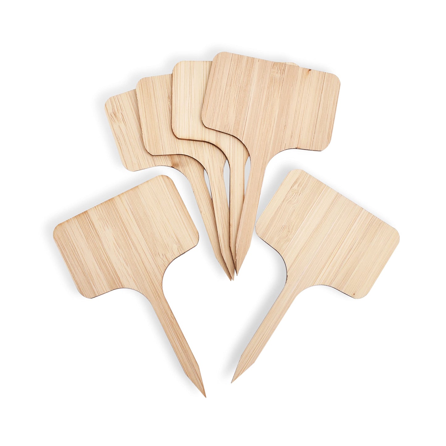 Katai Galvanised Metal Planter Buckets - 6 Pack Small Metal Buckets for Indoor Plants, Herb Garden, Orchid Pots, Hanging Plant Holder, Flower Pots, Wall Planters, Garden Decor - with 6 Plant Labels