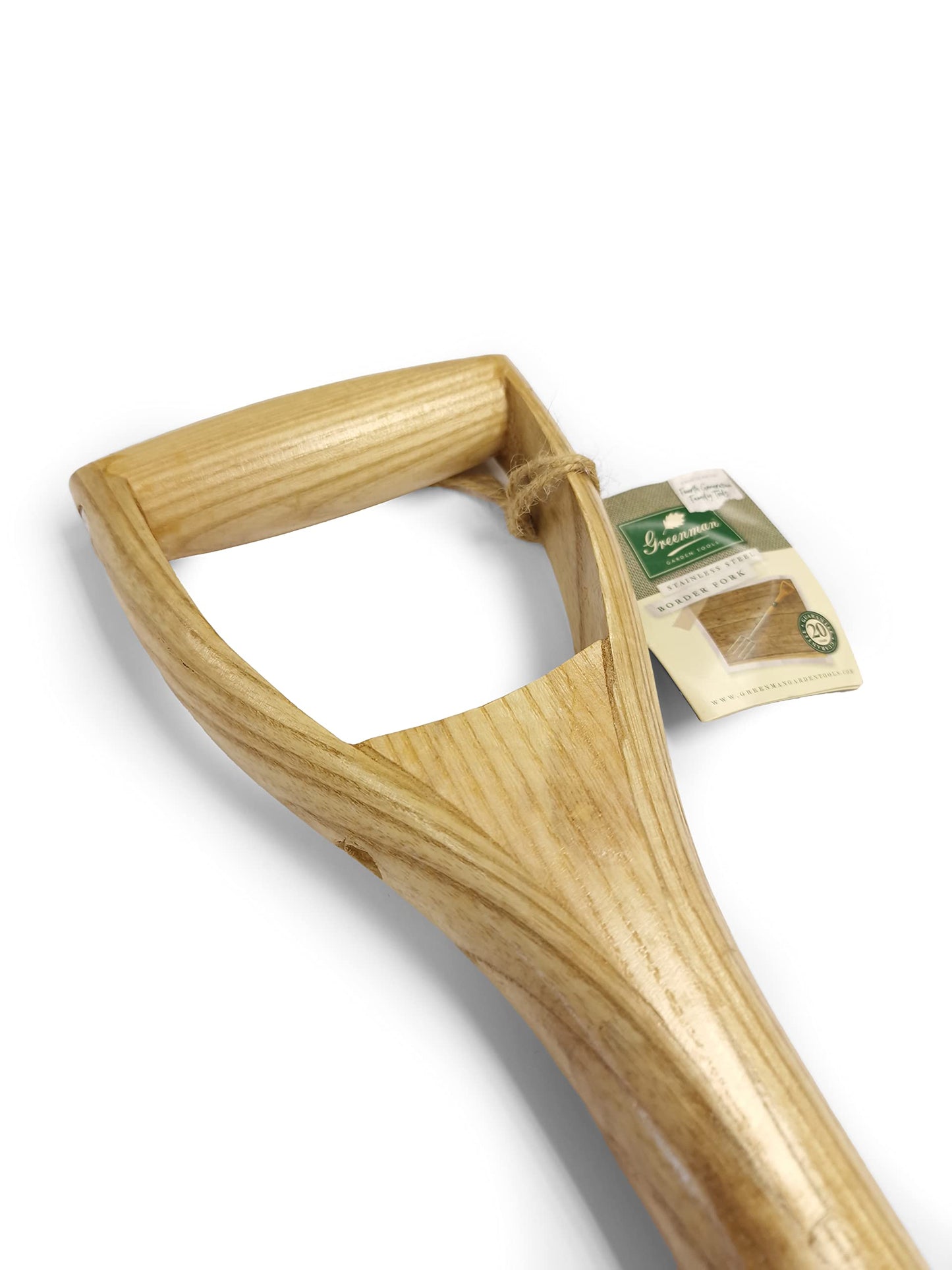 Greenman Border Fork Narrow Stainless Steel Heavy Duty Ash Handled 100cm x 14cm
