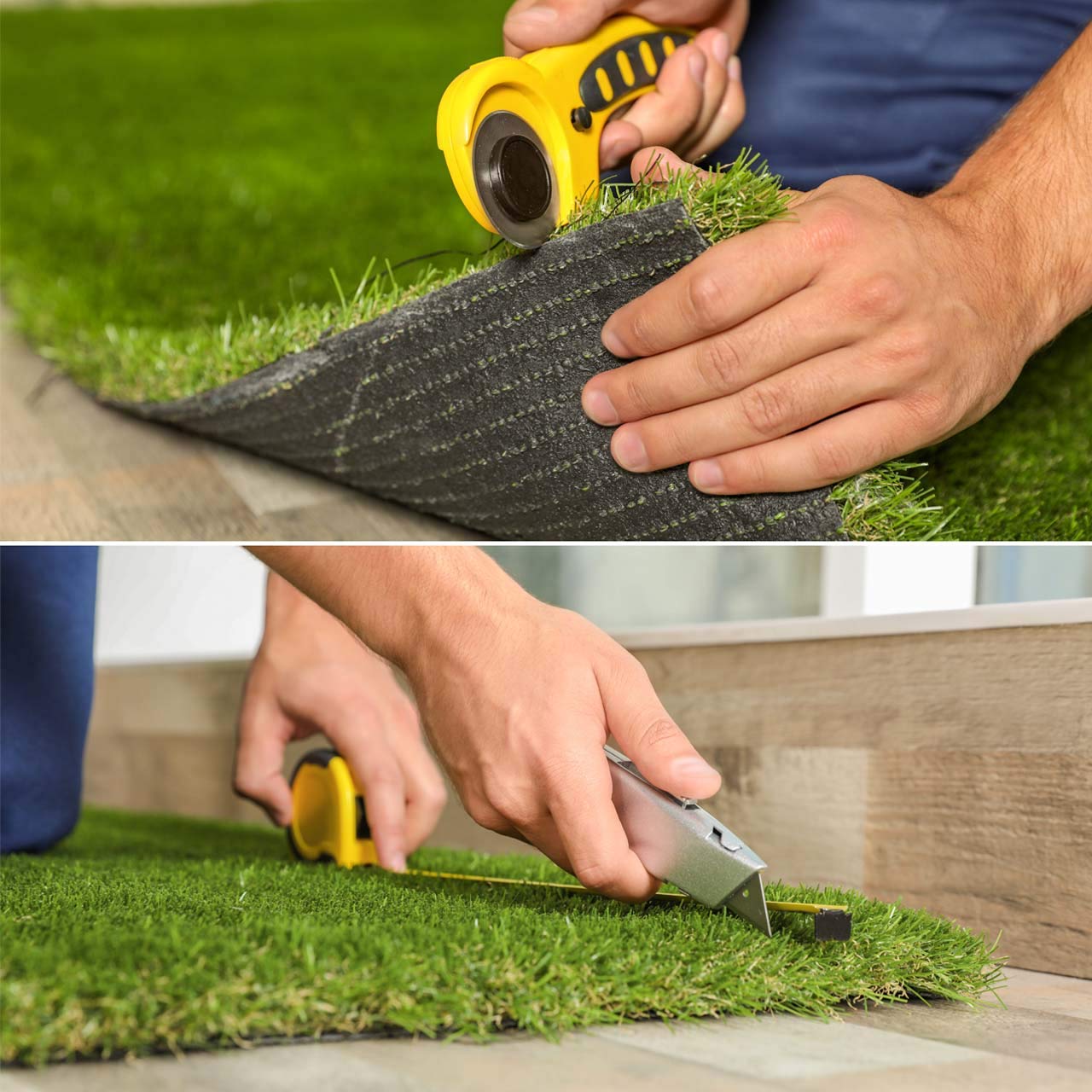 Harrier Kingston Luxury Artificial Grass - 35mm Pile Height 2m/4m Widths | Natural & Realistic Astro Turf | Premium Multi-Tonal Fake Grass For Garden/Outdoors (4, 25m)