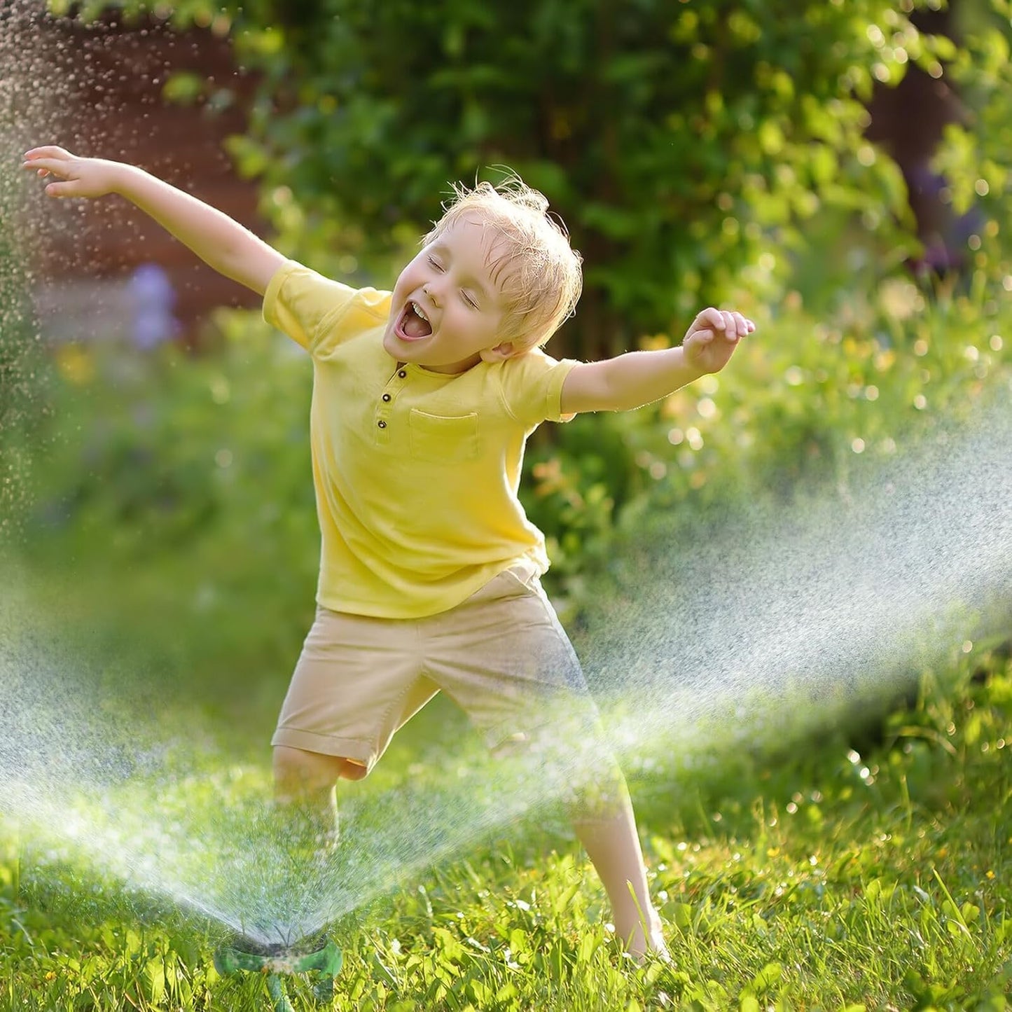 MantraRaj Garden Sprinkler 360° Rotating Sprinkler System 9 Function Watering Lawn Large Coverage Automatic Sprinklers for Lawn Plants Veggies Green Garden Water Sprinkler For Lawn, Gardens, Trees