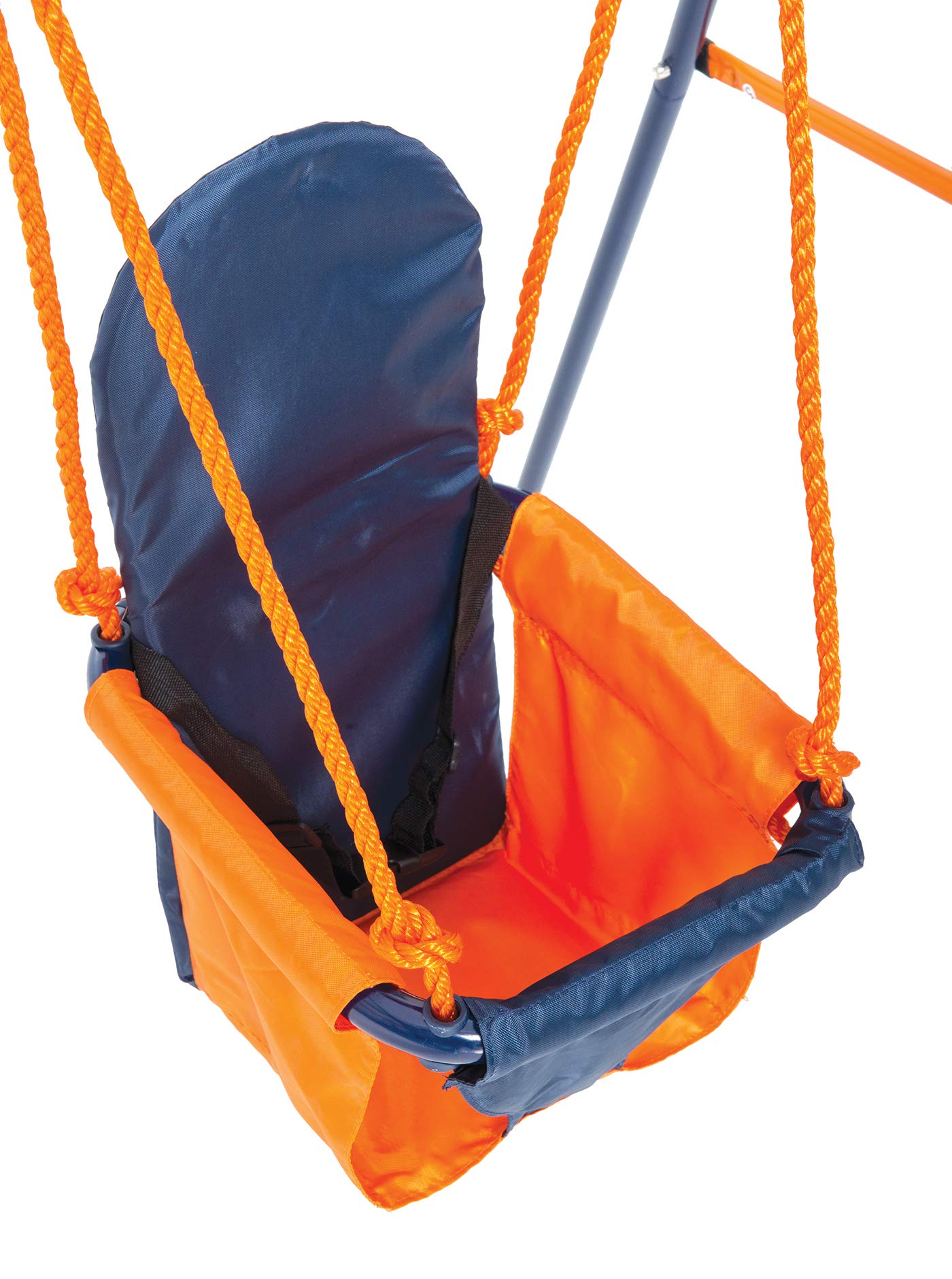 Hedstrom Folding Baby Swing Set - Baby Swing Outdoor Play Equipment for Children - Adjustable Kids Swing Seat Playground Equipment - Toddler Garden Toys - Baby Swing Chair with High Back, 6-36M