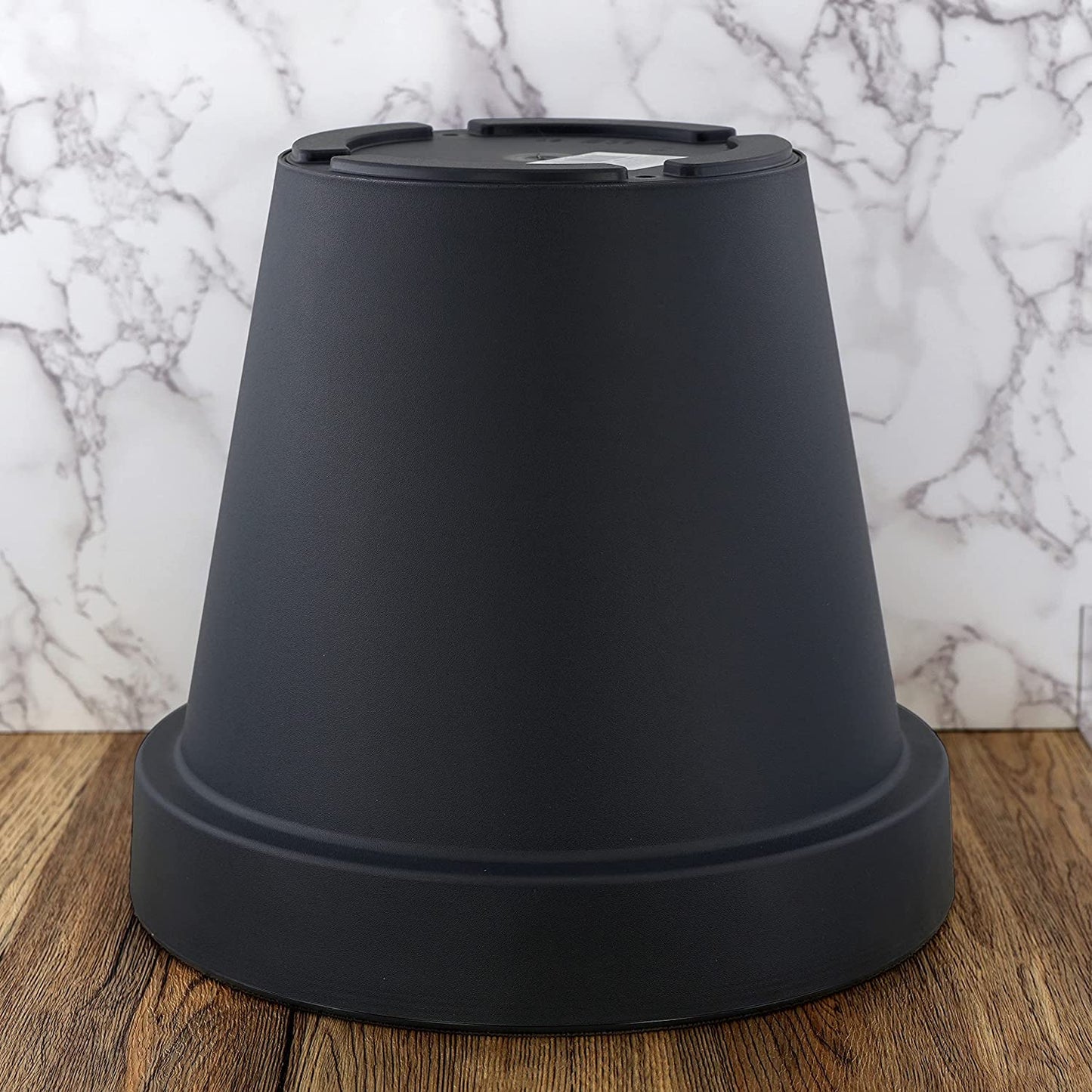 Large Flower Pot Planter Round Garden Plant Pot Indoor Outdoor Rust-Resistant Plant Container (30 x 26 cm Round, Anthracite)