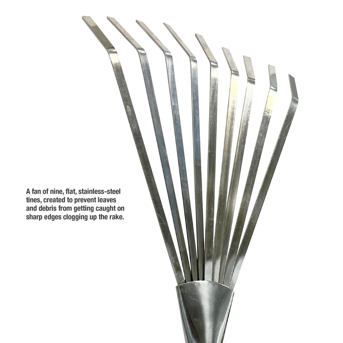 Spear & Jackson 5200BR Traditional Stainless Mini Border Rake, Brown