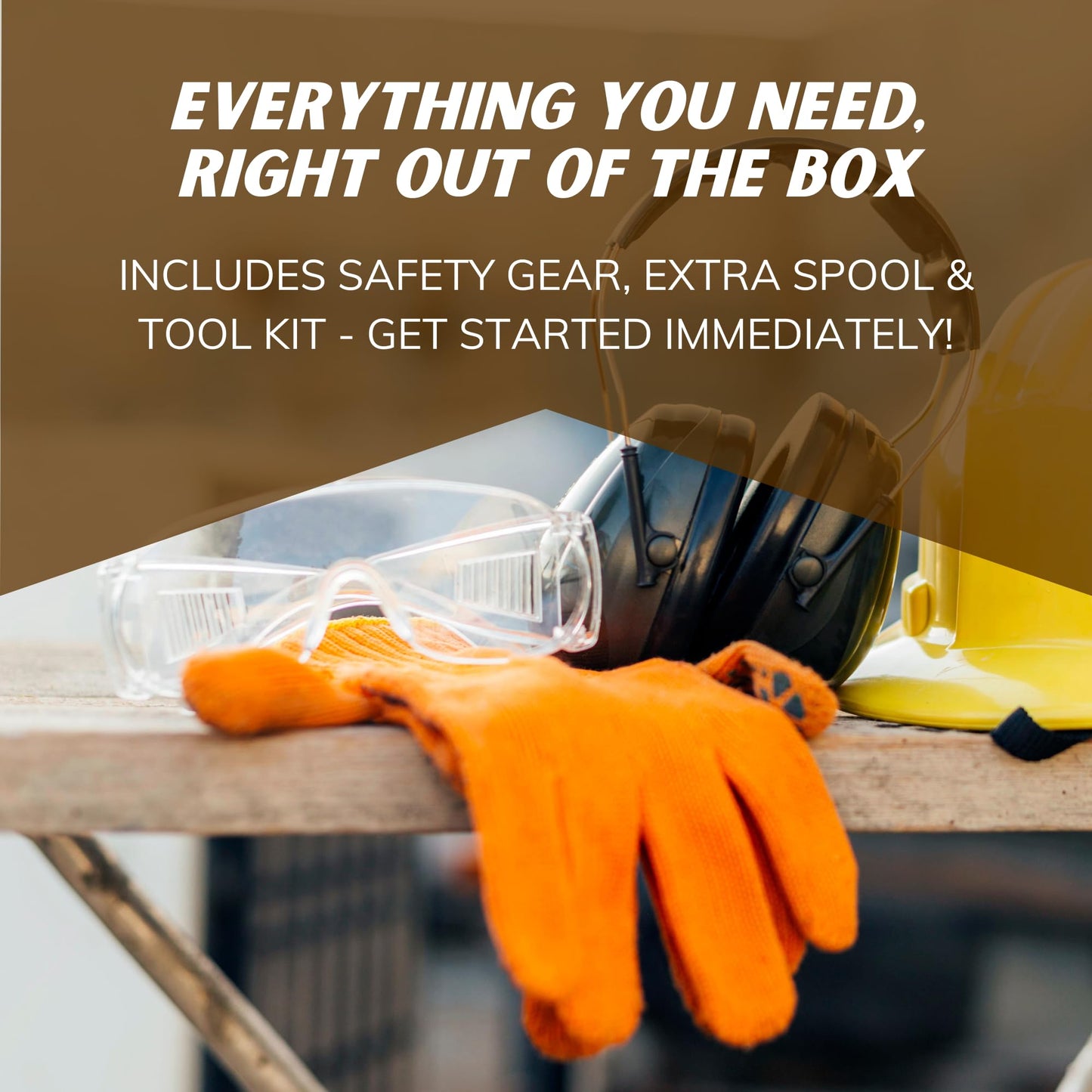 Dealourus 65cc 2-Stroke Petrol Earth Auger – Heavy-Duty Fence Post Hole Digger with 3 Auger Drill Bits & Extension Pole