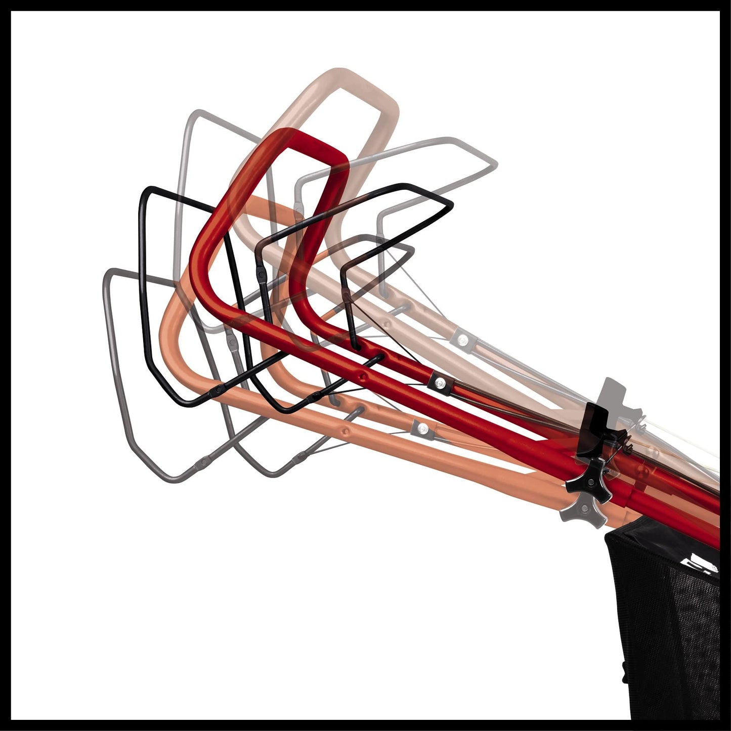 Einhell Self-Propelled Petrol Lawn Mower - 46cm Cutting Width, 4-Stroke Engine, 50 L Grass Box, 9 Cutting Height Levels - GC-PM 46/5 S Powerful Cordless Lawnmower For Large Gardens Up To 1400m²