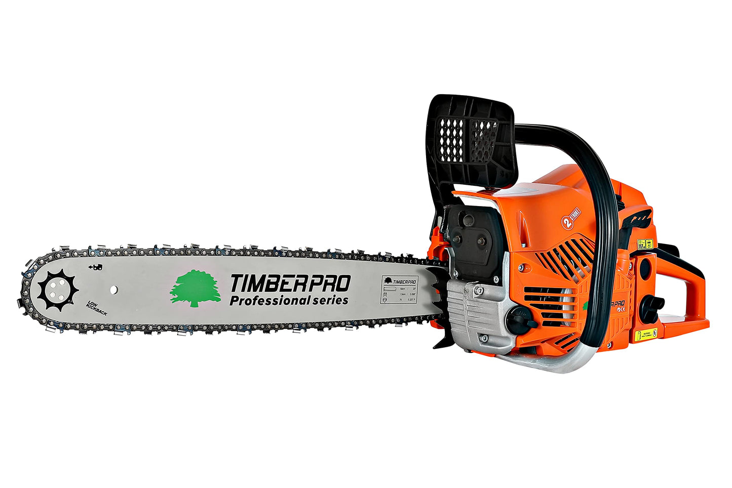 62CC TIMBERPRO Heavy Duty Petrol Chainsaw 20" Bar - 2 Chains