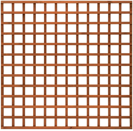 Timber Products (PACK OF 5) 6x3 Wooden Square Trellis Fence Panels (1.83m x 0.91m) 6ft x 3ft Lattice Trellis